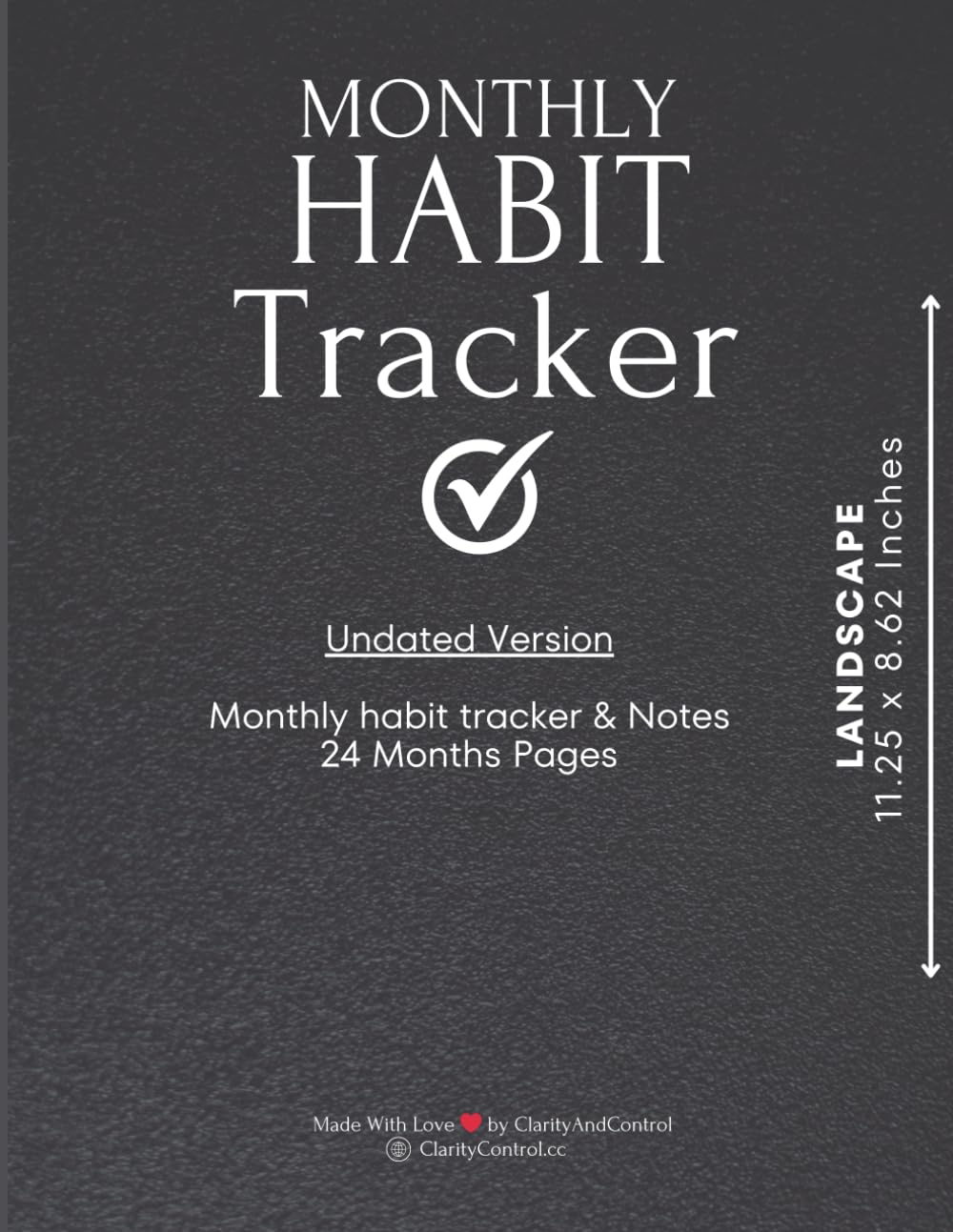 undated monthly  habit tracker 