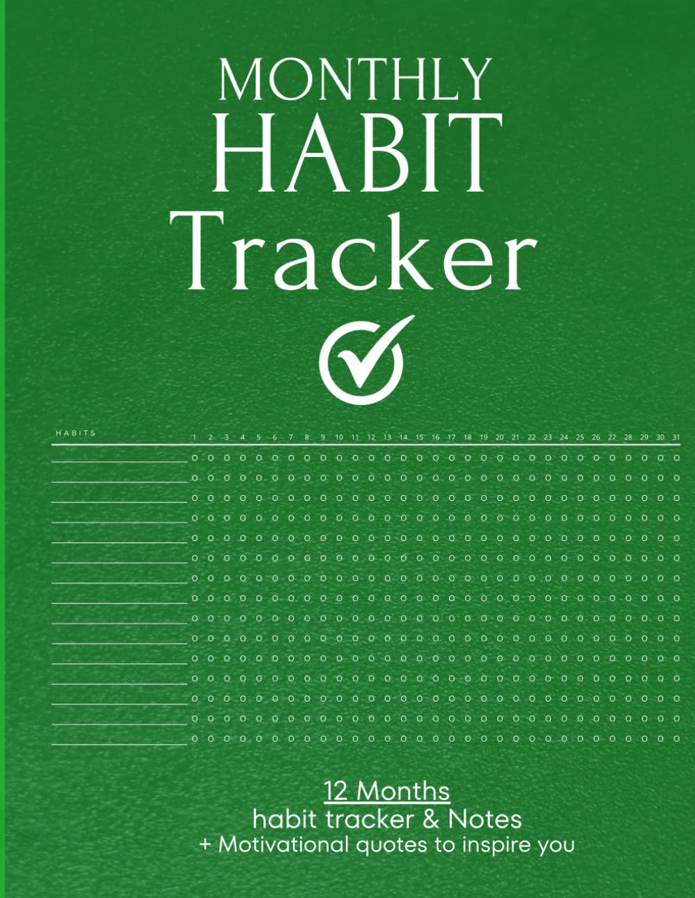 monthly habit tracker